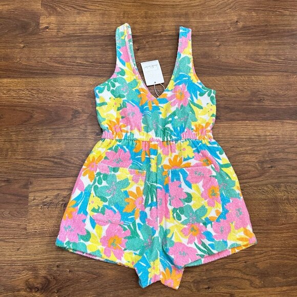 NWT Show me your MuMu terry Romper - Picture 2 of 8